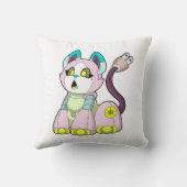 ロボットとしての猫 クッション (裏面)