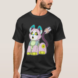 ロボットとしての猫 Tシャツ