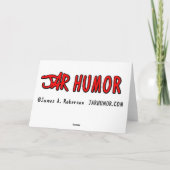 ロボットとカボチャ カード (裏面)