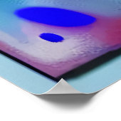 ロボットとカラフルの背景 | AIアートポスター ポスター (角)