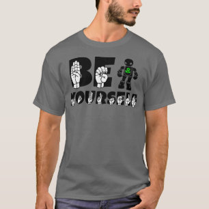 ロボットとフラワーサイン言語で自分自身を表現 Tシャツ