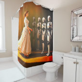 ロボットと人間 シャワーカーテン (インサイチュ)