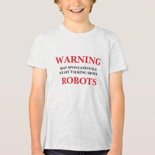 ロボットについて自発的に話し始める可能性がある トライブレンドTシャツ