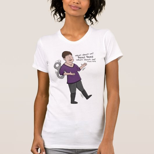 ロボットについて Tシャツ (正面)