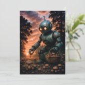 ロボットによるキノコの収穫とピッキングバラ 招待状 (スタンド正面)