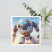 ロボットのギアと科学の誕生日を目指そう 招待状 (スタンド正面)