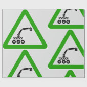 ロボットのサインマシン包装紙 ラッピングペーパー (フラット)