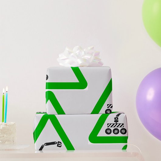 ロボットのサインマシン包装紙 ラッピングペーパー