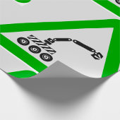 ロボットのサインマシン包装紙 ラッピングペーパー