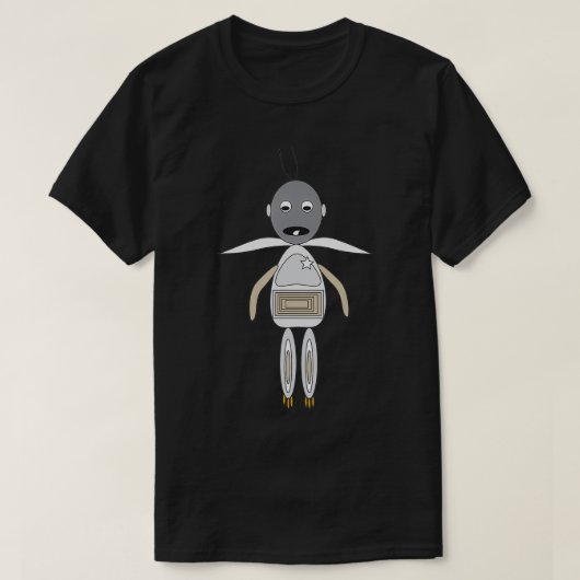 ロボットのシャツ Tシャツ (デザイン正面)