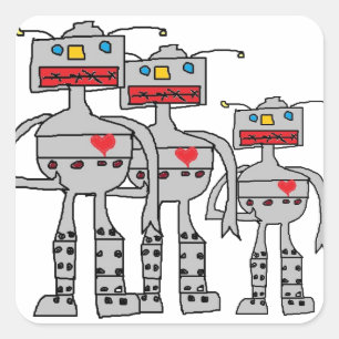 ロボットのシール スクエアシール