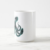 ロボットのタコ – 未来的なテクノロジー生物デザイン モーフィングマグカップ (中央)