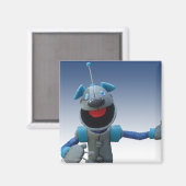 ロボットのドッグマグネット マグネット (正面/裏面)