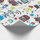 ロボットのドードル ラッピングペーパー