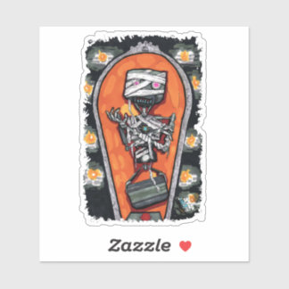 ロボットのミイラ怪物 シール