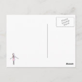 ロボットのメイド ポストカード (裏面)