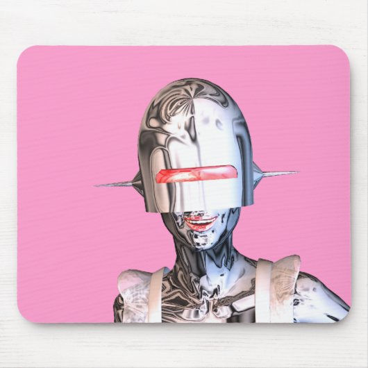 ロボットのメイド マウスパッド (正面)