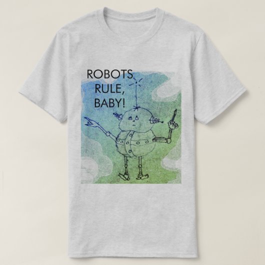 ロボットのルール!©2020 Annabelle Echo Tシャツ (デザイン正面)