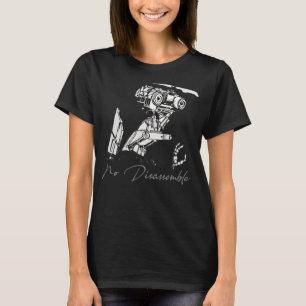 ロボットの分解なしグラフィック Tシャツ