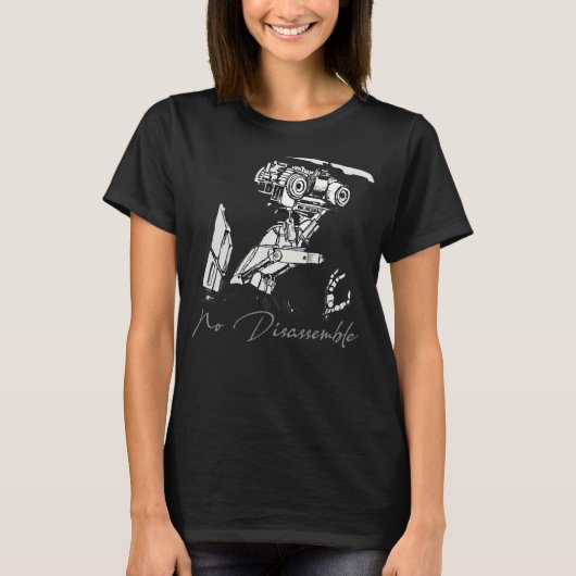 ロボットの分解なしグラフィック Tシャツ (正面)