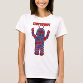 ロボットの危険! Tシャツ (正面)