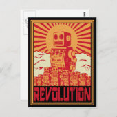 ロボットの反乱 ポストカード (正面/裏面)