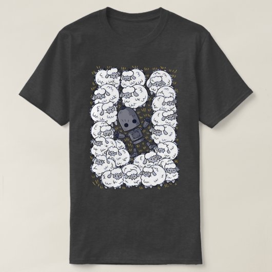 ロボットの夢 Tシャツ (デザイン正面)