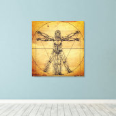 ロボットの女性 キャンバスプリント (インサイチュ (ウッドフロア))