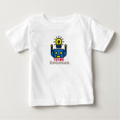 ロボットの子供 ベビーTシャツ (正面)