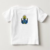 ロボットの子供 ベビーTシャツ (裏面)