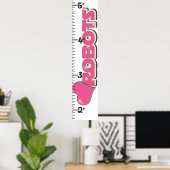 ロボットの成長図が大好き ポスター (ホームオフィス)