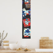 ロボットの成長図 ポスター (キッチン)