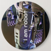ロボットの手 缶バッジ (正面)