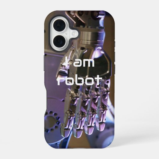 ロボットの手  iPhone 16ケース (裏面)