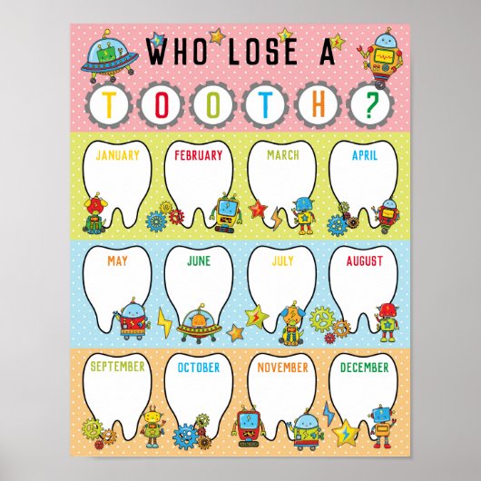 ロボットの教室の歯割図ポスターテーマ ポスター (正面)