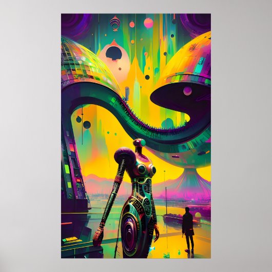 ロボットの橋Kwai KenゲージSci-Fi ポスター (正面)