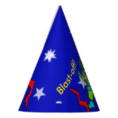 ロボットの爆破でパーティー帽 パーティーハット (左)