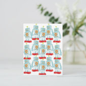 ロボットの行進 ポストカード (スタンド正面)