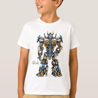 ロボットの衣服と靴>子供>少年>衣服 Tシャツ