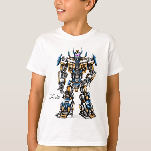 ロボットの衣服と靴>子供>少年>衣服 Tシャツ (正面)