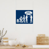 ロボットの進化 ポスター (キッチン)