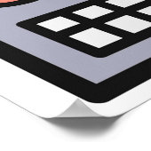 ロボットの頭 ポスター (角)
