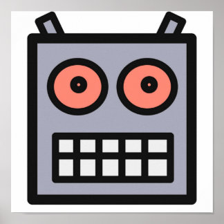 ロボットの頭 ポスター