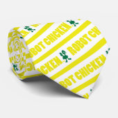 ロボットの鶏ストライプの柄 ネクタイ (ロール)