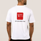 ロボットはワイシャツをします Tシャツ (裏面)