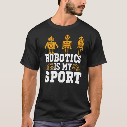 ロボットは私のスポーツロボット整備士23 Tシャツ (正面)