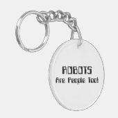 ロボットも人間だ！ キーホルダー (正面左)