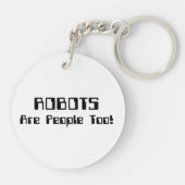 ロボットも人間だ！ キーホルダー (裏面)