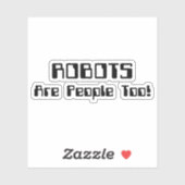 ロボットも人間だ！ シール (シート)