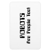 ロボットも人間だ！ マグネット (縦)